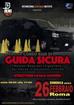 26 Febbraio 2023 - Corso Guida Sicura - Roma