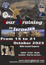 15-21 October 2023  Tour & Training in Israel