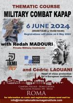 6 june 2024 - Thematic Course - Military Combat Kapap - Rome