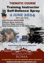 6 june 2024 - Thematic Course - Self-Defense Spray - Rome