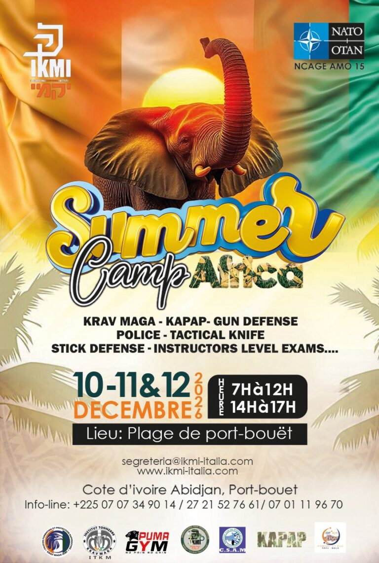 10–12 décembre 2026 - Africa Krav Maga Summer Camp – Abidjan, Côte d’Ivoire