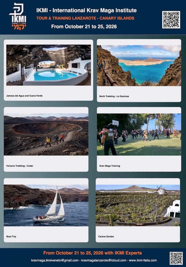 21 –25 October 2026 - Krav Maga Tour & Training – Lanzarote, Canary Islands